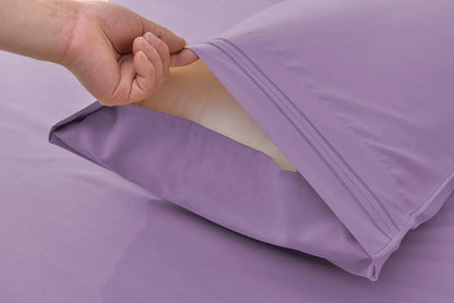 Rayon Bamboo Sheets Set California King Lavender Sheets Deep Pocket 4 Piece
